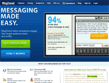 Tablet Screenshot of msg2send.com